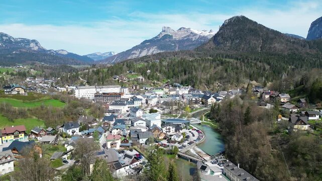 Bad Aussee in Salzkammergut, Austrian Alps