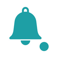Notification bell icon with clapper