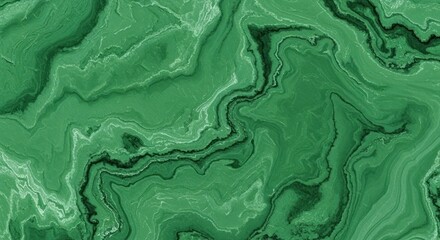 Green and white abstract marble texture with swirling patterns.