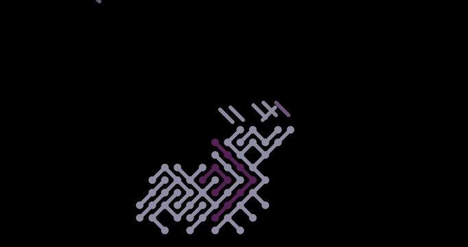 Diagonal Sliding Animation Reveals Congo Country Map