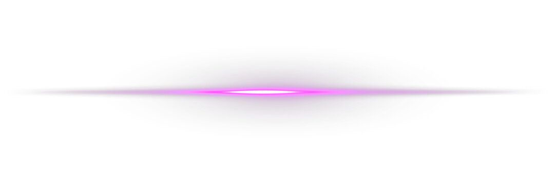Luminous neon lines isolated on trasparent backgound. Magic flash laser strip divider with glitter shimmer design illustration
Purple line light glow with sparkle and flare shine. Glowing streaks.