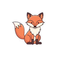 Fox Cute Animal Illustration cartoon