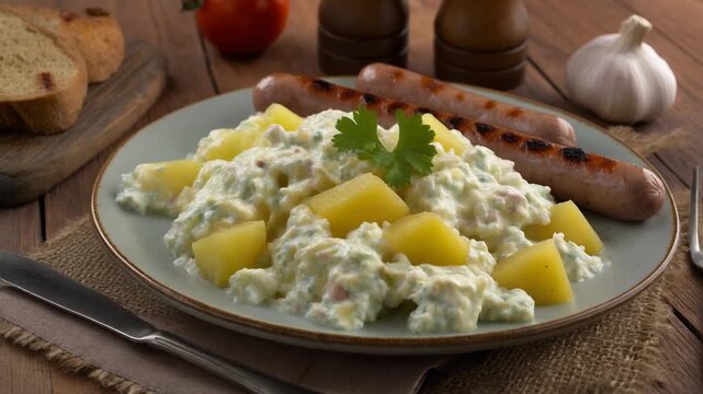 Kartoffelsalat mit W&uuml;rstchen