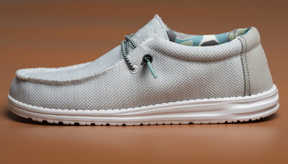 Grey casual soft shoe