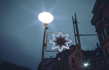wind mill in the night