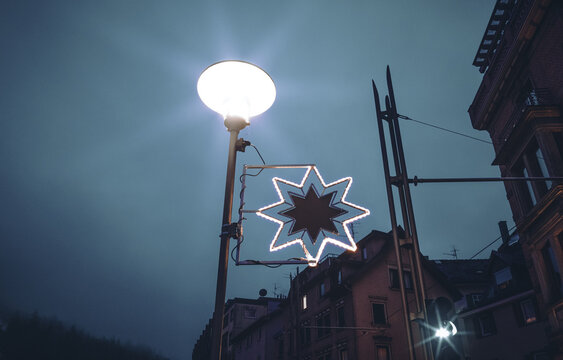 wind mill in the night