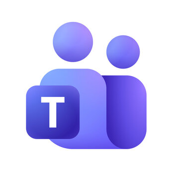 Microsoft teams new logo icon, updated Microsoft team logotype