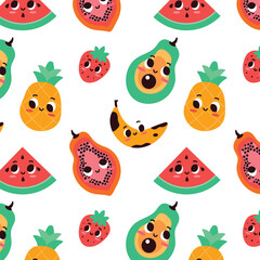 Hand painted raw food clip art vector
