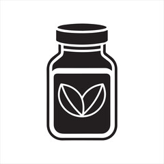 spice jar icon vector illustration