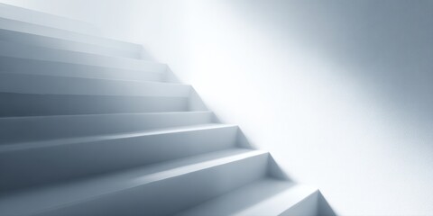 Obraz premium career growth concept, staircase leading upward