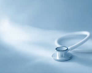 clean medical background, white and blue gradient, healthcare and wellness branding style