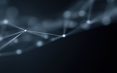 blockchain network abstract nodes and connections