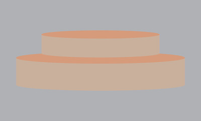 Round elegant  Podium Product Display .  ideal for product presentation, branding, mockups, and modern advertising design.