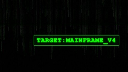 Cinematic hacking sequence featuring green code rain, brute force password cracking, and intense screen glitch effects. Terminal text displays access granted after a firewall struggle. - Powered by Adobe