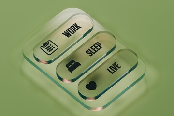 remote control on the green wall