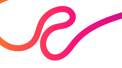 pink ribbon on white background