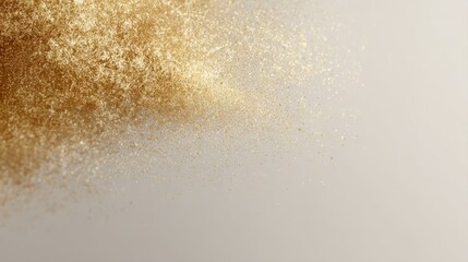 Bold percentage sign in shimmering gold, bursting from a clean background, high impact.