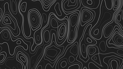 Topographic map pattern background vector. Abstract mountain terrain map background with abstract shape line texture. Design illustration
