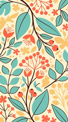 floral frame illustration