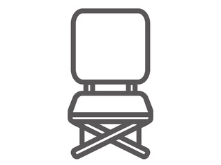 	シンプルな椅子のアイコン素材2