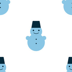 A seamless pattern with winter. 