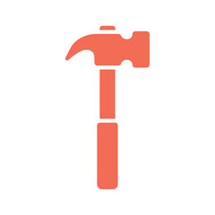Hammer icon illustration