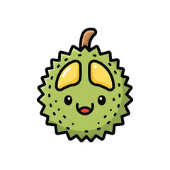 Cute Durian Fruit.