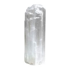 Single Selenite Wand Crystal White Luminous
