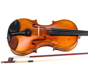 Fototapeta premium Polished string instrument with wooden body