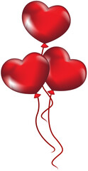 heart shaped balloons, valentine day