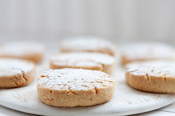 Polvorones - Traditional Christmas Spanish Shortbread Almond  Cookies