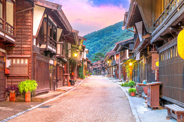 Narai-juku, Nagano, Japan Historic Post Town Along the Nakasendo 2446