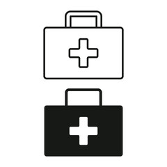 Obraz premium Two first aid kit