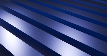 Blue metallic shining lights striped background