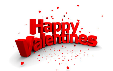 word sale on red background, valentine day