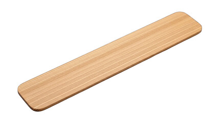 A simple wooden plank with a natural grain pattern.