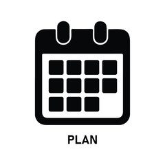 Calendar icon. Calendar planner icon collection. Reminder organizer event signs. Calendar notification icon. Business plan schedule. Stock vector