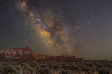Fototapeta premium Milky Way over the desert