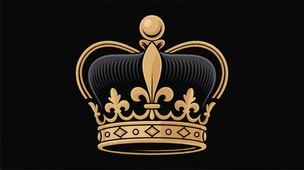 Golden royal crown