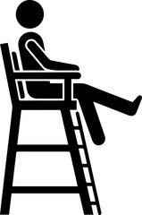 silhouette of a man sitting on chair