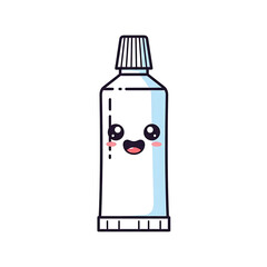 Cute Toothpaste Icon.