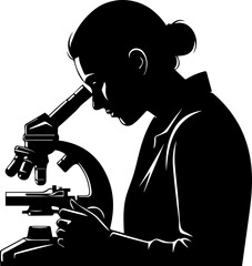 illustration of a microscope