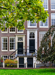 Architektur , Sehenswürdigkeiten und Touristenattraktionen in der Altstadt von Amsterdam, Niederlande, Holland