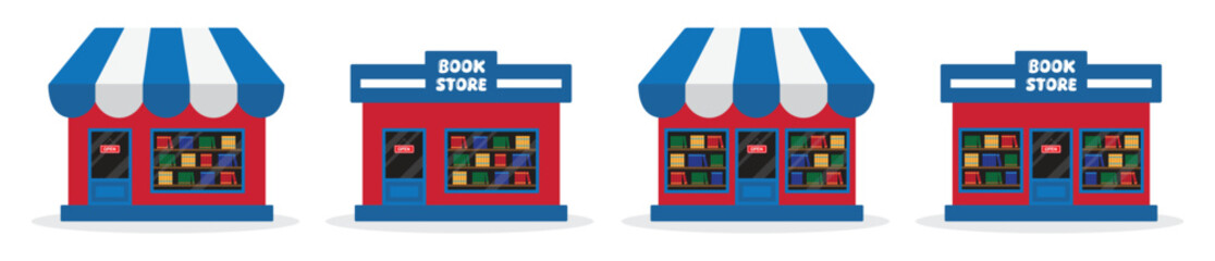 Book store icon, Vector illustration
