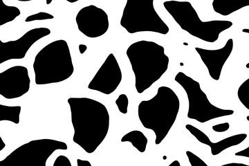 Abstract black and white pattern. For use in graphics. Minimalist illustration for printing on wall decorations