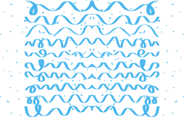 Blue Confetti Background Falling shiny blue confetti isolated on transparent background. Bright festive tinsel of blue color. confetti falling festive decoration for birthday party celebration.