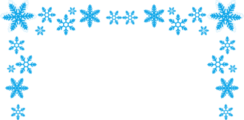 Snowflake Border Decoration blue winter border vector illustration with delicate snowflake pattern festive background for seasonal greeting snowflake winter divider Elegant winter holiday headers