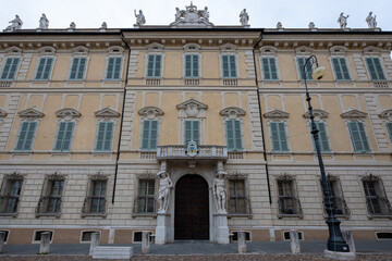 Episcopal Curia Palace Facade - Mantua, Italy