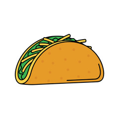 Taco Vector  Illustration.eps