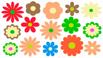 seamless pattern with flowers